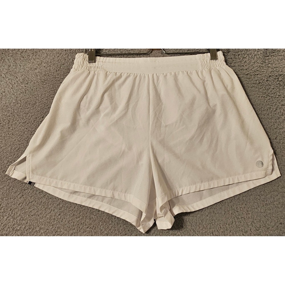 Rhoback Womens White Performance Running Shorts Size M WSSH0001-0000-W0001 SP24